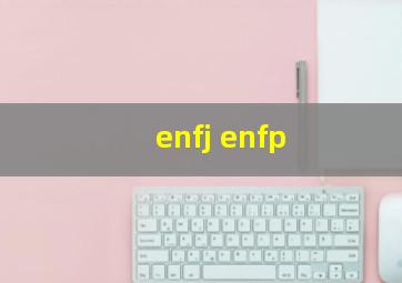 enfj enfp